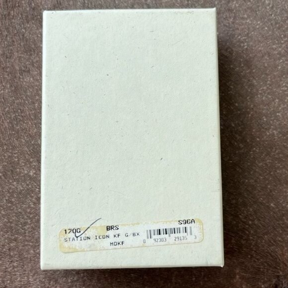 Coach Station FS100 Key Chain Fob in Solid Brass Original Box Packaging NIB - Picture 4 of 4